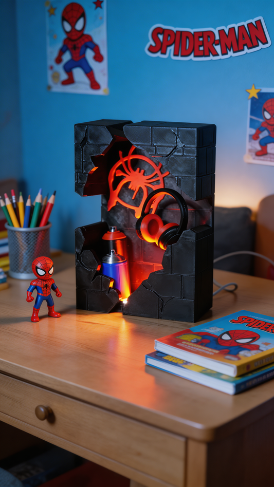 Miles Morales Night Light – Spider-Hero Lightbox